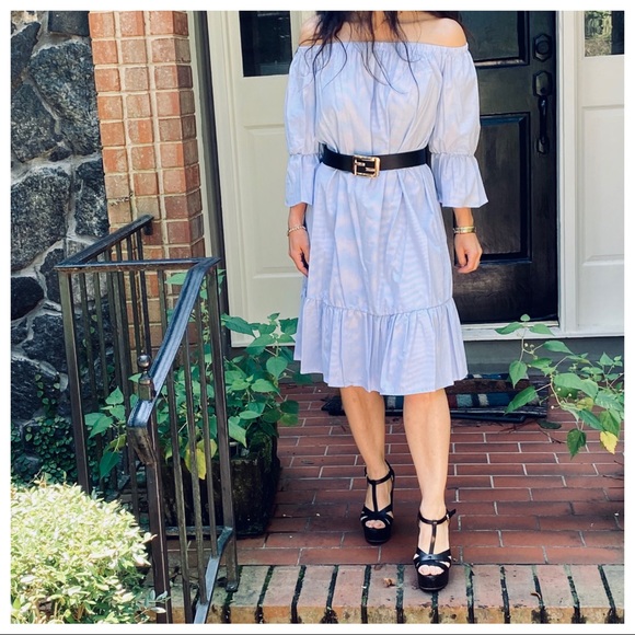 BOHO CHIC OFF THE SHOULDER TUNIC DRESS - Picture 5 of 14